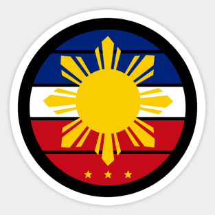 Philippines Three Stars and a Sun (Clean Version) Sticker